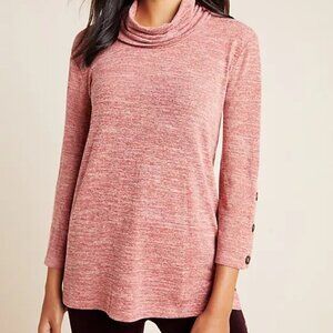 Anthropologie Sunday in Brooklyn Morwenna Hacci Tunic Size S Heathered Rose